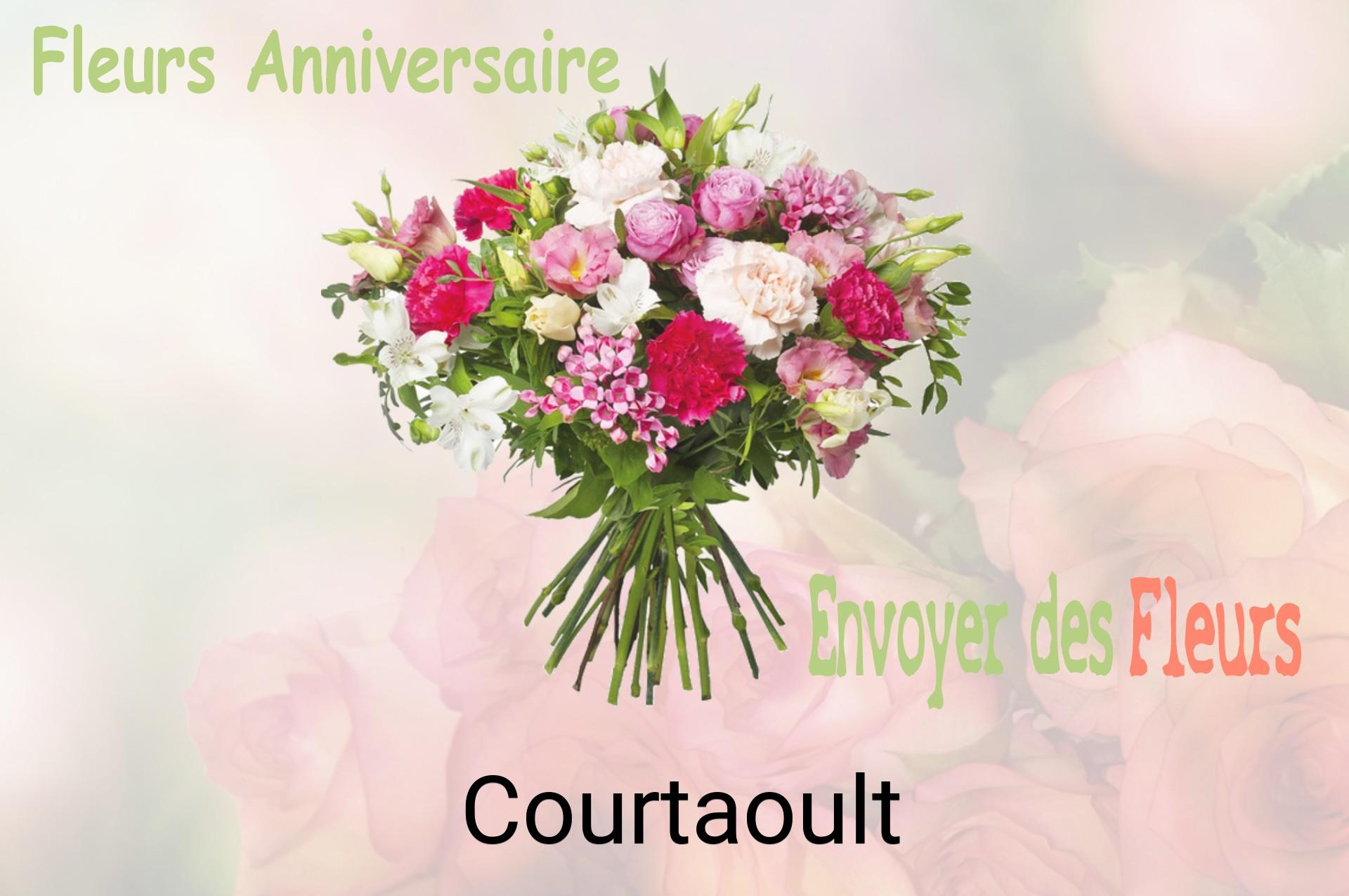 Bouquet de fleurs d’anniversaire livré à Courtaoult