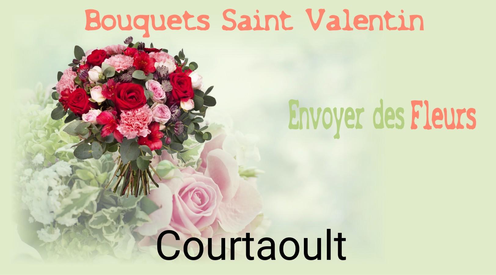 Roses de Saint-Valentin livrées à Courtaoult
